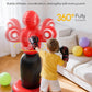 QPAU 360° Rotatable Kids Punching Bag - 64" Boxing Bag with 4 Targets & Kids Boxing Gloves, Inflatable Punching Bags with Hand Pump, Karate Taekwondo Training Gift Boys Girls