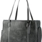 Stylish Dog Purse Carrier, Leather Pet Carrier Bag for Small Dogs Cats Puppy, Airline Approved Soft-Sided Carrier Grey