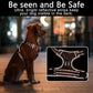 Timos Dog Harness for Large Dogs, No Pull Service Vest with Reflective Strips and Control Handle,No Choke Dog Harness with 2 Metal Rings for Easy Walking,Outdoor Training,Flower Orange, L
