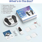 EMS Foot Massager for Neuropathy Relief, TENS Foot Nerve Circulation Stimulator for Pain Relief, Muscle Stimulator with 4 Body Pads, Relieves Swelling, Cramps, Plantar Fasciitis