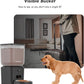 Automatic Dog Feeder - 8L/34 Cups Large Capacity Automatic Cat Food Dispenser with LCD Screen, Large Food Tray, Battery Operated, Timed Cat Feeder, Up to 50 Portions 6 Meals Per Day, Keeps Fresh