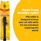 BirdsBeSafe® Break Away Cat Collar with Bell, Reflective Thread for Night Visibility, Comfortable Elastic Stretch Cat Collar to Protect Cat from Getting Stuck in The Garden.