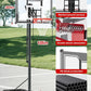 Basketball Hoop Outdoor with 45 Inch Shatterproof Backboard, Portable Basketball Goal System 4.8-10ft Height Adjustable for Kids, Youth, Adults, Backyard/Driveway/Indoor
