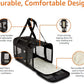 Amazon Basics Soft-Sided Mesh Pet Travel Carrier for Dog, Cat, up to 16 pounds, 16.5" L x 10.6" W x 11" H, Black