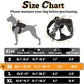 rabbitgoo Dog Harness Medium Sized No Pull, Tactical Service Pet Vest with Molle and Control Handle, Adjustable and Reflective Military Harness for Easy Walking and Training, Black, M