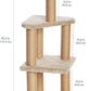 Amazon Basics Cat Tree - Indoor Cat & Kittens Multi-Level Climbing Activity Tower with Scratching Posts, Large (45.9"H) - Beige