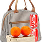 FlowFly Insulated Lunch Cooler Bag - Tote Bag Organizer for Women/Men, Coffee