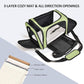 Pet Carrier for Small Medium Cats Dogs Puppies up to 15 Lbs, Airline Approved Small Dog Carrier Soft Sided, Collapsible Travel Puppy Carrier - Green