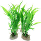 4 Pcs Green Artificial Plastic Plants Fish Tank Plants Fish Aquarium Decoration