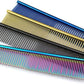 ZoCr Stainless Steel Pet Comb for Dogs Cats, Pet Grooming Comb with Different Spaced Rounded Teeth (Purple)