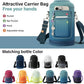 1 Gallon Water Bottle Insulated | Thickened Stainless Steel Vacuum Metal Water Jug | Portable Sports Large for Gym and Hiking with Straw, Carrier Bag, Handle Strap | BPA-Free 128 oz