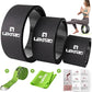 Yoga Wheel Set for Back Pain, 3 Pack Stretching Back Roller Wheel with Yoga Strap & Resistance Band, Great for Improving Flexibility & Backbend, Deep Tissue Massage, Size 13"/10.5"/6.5''
