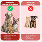 Pet Toothbrush for Dogs, Cats with Soft Bristles - Easy Teeth Cleaning & Dental Care, Non Slip Dual Head Dog Toothbrush for Medium & Large Pets, Toothpaste Not Included, Pack of 4(Multi)