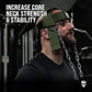 Gymreapers Neck Harness - Heavy Duty Stainless Steel Chain, Adjustable Neoprene Strap, Trainer for Strength & Pain Relief