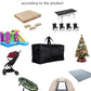 Extra Large Storage Duffle Bag with Zippers and Handles, Big Foldable Duffle Bag for Travel