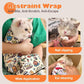 Cat Grooming Wrap, Cat Wrap Self-Adherent, Anti-Scratch Anti-Bite, Anti-Escape Grooming Bag for Cats Nail Clipping, Ear Cleaning, and Teeth Brushing (19.7 × 19.7" Dog)