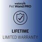 Waterpik Pet Wand Pro Dog Shower Attachment for Fast and Easy Dog Bathing and Cleaning, Indoor and Outdoor Sprayer Includes 8-Foot Flex Hose, Blue/Grey, PPR-252E