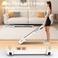 GOYOUTH 2 in 1 Under Desk Electric Treadmill Motorized Exercise Machine with Wireless Speaker, Remote Control and LED Display, Walking Jogging Machine for Home/Office Use