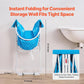 VEVOR Portable Dog Bathtub, Elevated & Foldable Space-saving Pet Shower Station with Quick Drainage, Bathing Tub for Washing & Grooming Small and Medium Size Dogs and Cats Indoor & Outdoor, Light Blue