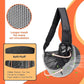 YUDODO Pet Sling Carrier for Small Dogs & Cats – Hands-Free Puppy Carrier with Safety Hook, Large Zipper Pocket, Soft Breathable Mesh, Adjustable Strap & Reflective Strip (Gray 3.0 M)