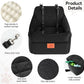 Dog Car Seat for Small/Medium Dogs, Dog Booster Car Seats with Thick Cushion for Dogs Under 35lbs, Detachable Washable Pet Car Seat with Storage Pockets, 2 Safety Belts(Black)
