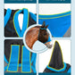 Hilltown Adjustable Fly Mask for Horse with Ears - UV-Block, Large Eye Space, Breathable, Built to Last, Comfort Fit - Horse Fly Mask for Daily Stable, Hot Weather Riding & Competition - Pony, Blue