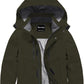 Pursky Boy's Waterproof Ski Jacket Kids Winter Snow Coats Fleece Raincoats Parka