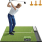 Golf Hitting Mat with Ball Tray, 5x4 & 6x4 ft, 26mm/31mm Thick, Standard & Alignment Line Options, Premium Golf Practice Mat for Indoor Outdoor Swing & Chipping