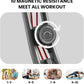 Exercise Bike Stationary Bike Folding Exercise Bike with 10 Level Adjustable Magentic Resistance Support Back Pad and Phone/Tablet Holder Arm Resistance Band Pulse Sensor LCD Monitor for Home Workout 265 LB Capacity