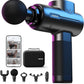 RENPHO Massage Gun with Bluetooth, Portable Percussion Massager for Back and Neck, Handheld Device with Carry Case, Gifts for Men Women, Active+