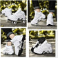 Double-Row Deform Wheel Automatic Walking Shoes Invisible Deformation Roller Skate 2 in 1 Removable Pulley Skates Skating Parkour