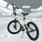 67i Boys BMX Bike 18/20 Inch Ages 8-12 Kids Bicycle with Front Rear U Brake Adjustable Seat Iron Fork 2.09" Wide Tires