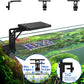 Clip On Aquarium Light for Plants-24/7 Cycle Fish Tank Light with Timer, Full Spectrum+7 Colors Mode, Auto On/Off, Adjustable Brightness and Height, 12W (7inch for 7-12 inch Tank)