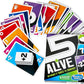 Hasbro Gaming 5 Alive Card Game, Fast-Paced Game for Kids and Families, Easy to Learn, 2 to 6 Players, Fun Summer Activities, Vacation Travel Essentials, Ages 8+