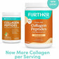 Further Food Hazelnut Collagen Peptides Powder with Lion’s Mane Mushroom, Grass-Fed Hydrolyzed Type 1 & 3 Protein, Gut Health + Joint, Hair, Skin, Nails, Paleo Keto Sugar-Free 9.88 oz