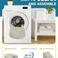 Dog Step for Bed, Dog Stair 3-Step 35D Pet Stair 15.7" H for High Bed or Sofa Non-Slip Balanced Pet Step Indoor, Beige