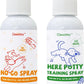 Dog Potty Spray Set, No-Go Spray & Potty Training Spray, Puppy Essentials, Stops Urination & Marking, Indoor and Outdoor Use (3.38 fl oz)