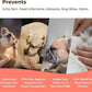 COAT DEFENSE Preventative Powder | Made in USA | 3.5oz Waterless Dog Shampoo & Pet Deodorizer for Smelly Dogs | Provides Anti Itch Relief | Dog Shampoo for Dry Itchy Skin & Smelly Dogs
