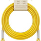 Tresbro 50FT Reflective Tie Out Cable for Dogs Up to 250 Pounds, Steel Wire Lead Leash Cable with Stainless Rotatable Buckle, Lightweight and Enduring, Dog Chains Outside for Outdoor, Yard, Yellow