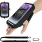Phone Holder for Running, Running Armband Phone Holder with Carabiner, Phone Armbands for iPhone 16 15 14 13 12 11Pro Max & Galaxy S25/S24/S23, Cell Phone Armband Up to 6.8'' Phone (Black)