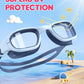 Kids Swim Goggles,Swimming Goggles for Kids 6-14, Anti-Fog UV Protection Pool Glasses for Boys Girls
