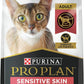 Purina Pro Plan With Probiotics, Sensitive Skin & Stomach, Natural Dry Cat Food, Turkey & Oat Meal Formula - 12.5 lb. Bag