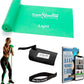 7Ft Long Resistance Bands for Stretching - Resistance Bands Set with Door Anchor - Exercise Bands Including Carry Pouch, E-Book & App - Latex-Free Workout Bands