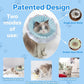 Soft Cat Cone Collar for Cats & Kittens – Adjustable Lightweight Recovery E-Collar to Stop Licking, Scratching & Biting After Surgery, Comfortable Wound Healing Cone Alternative (Blue, S)