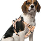 PUPTECK No Pull Dog Harness Medium Sized, Adjustable Reflective Dog Harness with Handle Easy Control, Comfortable Soft Padded Pet Vest Harness for Medium Dogs, Plaid Beige M