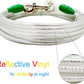 Petest 30ft Reflective Tie-Out Cable for Medium Dogs Up to 60 Pounds