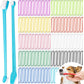 200 Pcs Dog Toothbrush, Pet Double Sided Brushing Kit Long Handle Soft Bristles Dogs Tooth Brush for Small to Large Dog, Cat, Puppy & Kitten, 10 Colors