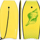 Goplus 41''/37''/33'' Lightweight Body Board for Beach, Surf Board with EPS Core, XPE Deck, HDPE Slick Bottom, Wrist Leash, Bodyboard for Kids Adults Surfing