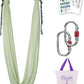 F.Life Aerial Silk Yoga Hammock & Swing for yoga Inversion,Strength training,starter hardware kit