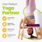 Yoga Headstand Bench, Stand Yoga Chair for Balance Training, Core Strength Building, Upside Down Chair for Relaxation, Handstand Trainer Inversion Chair for Home Gym (Wood Purple)